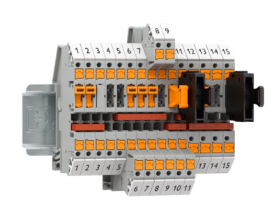 Disconnect and knife-disconnect terminal blocks