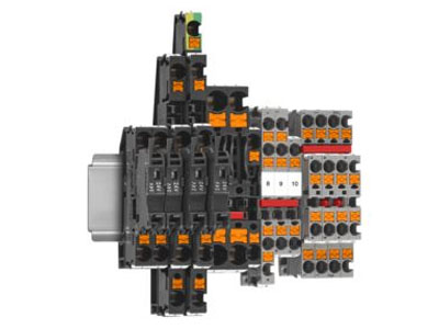 Fuse terminal blocks, component terminal blocks, and diode terminal blocks