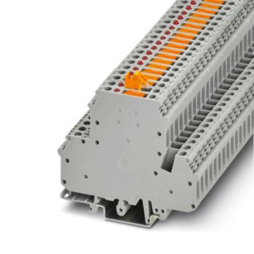 PHOENIX CONTACT - UKK 5-MTK-P/P-LA 24RD/O-U - Knife-disconnect terminal block