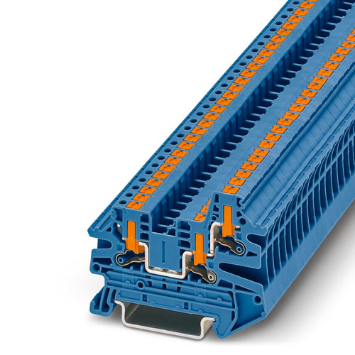PHOENIX CONTACT -  PTV 2,5-TWIN BU - Feed-through terminal block