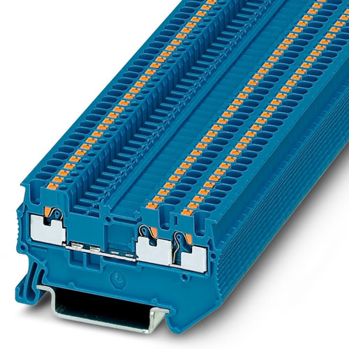 PHOENIX CONTACT -  PT 1,5/S-TWIN BU - Feed-through terminal block