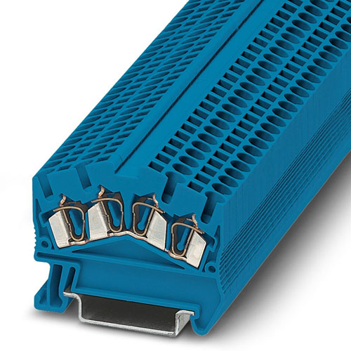 PHOENIX CONTACT - STS 2,5-QUATTRO BU - Feed-through terminal block