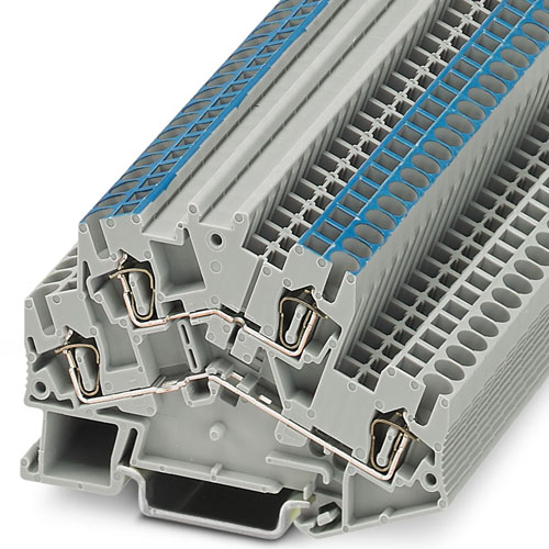 PHOENIX CONTACT - STTBS 2,5-L/N - Double-level spring-cage terminal block