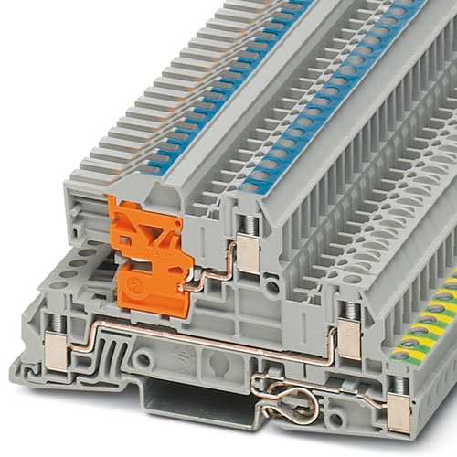 PHOENIX CONTACT - UTI 2,5-PE/L/NT - Installation ground terminal block